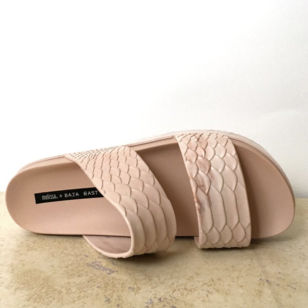 Melissa Cosmic Python Embossed Print Slide Sandal - Picture 7 of 11